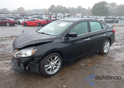 2017 Nissan Sentra S z USA, uszkodzony, nr VIN 3N1AB7AP2HY362628
